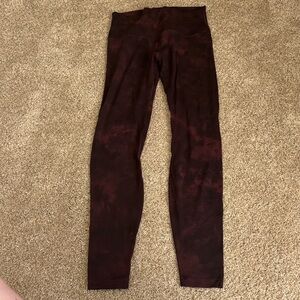 Lululemon marble dye leggings